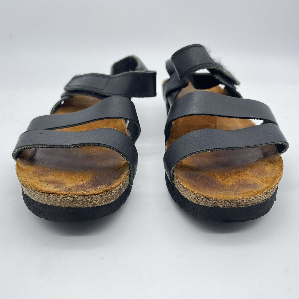 NAOT Kayla Israeli Sandals Women's US 8 / 39 Black Leather GorpCore Outdoors - Picture 4 of 16
